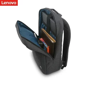 Lenovo laptop backpack, Lenovo 15.6 bag, Lenovo simple backpack, black laptop backpack, durable laptop bag, lightweight laptop bag, Lenovo laptop accessories, travel backpack, work backpack, school backpack