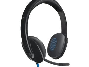 Logitech H540 USB Wired Headset – Stereo Sound, USB Connection, Comfortable Fit – Black