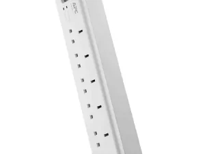 APC Surge Protector Kuwait, APC PM5-UK, Power Strip Kuwait, SurgeArrest 5 Outlets, UK Plug Surge Protector, APC 230V Power Strip, Home Office Power Protection, Best Surge Protector Kuwait, APC Power Solutions, Lightning Protection Kuwait