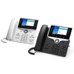Cisco 8841-K9 VoIP Desk Phone with HD Display, 5 Lines, and PoE Support