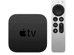 Apple TV 4K 32GB storage with 4K HDR streaming and apps, available at TranslinkOnline Kuwait.