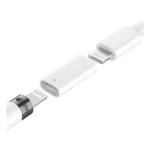 Apple Pencil (1st Generation) with charging adapter and extra tip, designed for iPads, shown on a clean white background