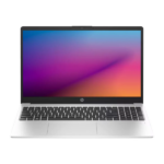 HP 250 G10 Notebook PC, featuring Intel Celeron N100, 4GB RAM, 256GB SSD, and a silver design, ideal for business and daily tasks.