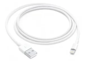 A 0.5-meter Lightning to USB cable with a sleek white design, ideal for fast charging and data transfer for Apple devices, available at Translink Kuwait.