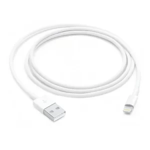 A 0.5-meter Lightning to USB cable with a sleek white design, ideal for fast charging and data transfer for Apple devices, available at Translink Kuwait.