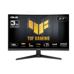 Asus TUF Gaming VG27VQ3B 27-inch curved gaming monitor with FHD resolution, 180Hz refresh rate, 1ms response time, and AMD FreeSync for smooth and immersive gameplay.