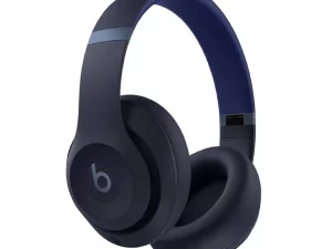 Close-up of Beats Studio Pro Headphones - Black, featuring premium noise-canceling technology.