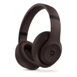 Close-up of Beats Studio Pro Headphones - Black, featuring premium noise-canceling technology.