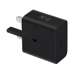 Samsung 25W Power Adapter with USB-C port for super-fast charging.