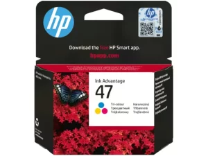 HP 47 Tri-Color Original Ink Cartridge for HP DeskJet Printers
