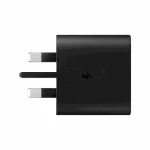 Samsung 45W USB-C Travel Adapter in black with a compact and modern design.