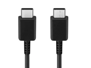 Samsung 25W Power Adapter with USB-C port for super-fast charging.