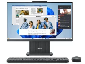 Lenovo Gen 9 AIO Desktop Side View – Luna Grey