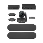 Logitech Rally Plus 4K Video Conferencing System – HDMI, LAN, USB-C, USB 3.1 (Black)