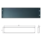 19” Steel Blanking Panels