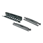 19” Hinged Covered Cable Organizer