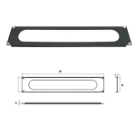 19” Cable Entry Panel