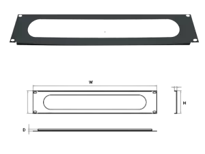19” Cable Entry Panel