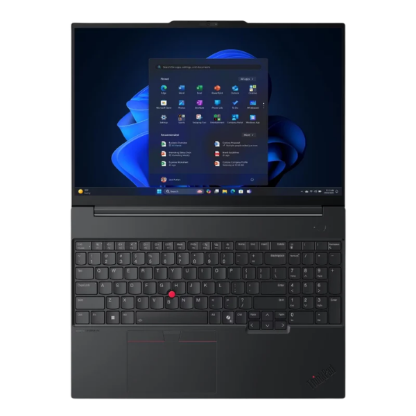 Lenovo ThinkPad E16 Gen 3 Copilot+ PC – 16" WUXGA / Intel Core Ultra 7 258V / 32GB / 512GB SSD / DOS / Arabic-English / 1YW + Lenovo 15.6" Laptop Casual Toploader - Image 3